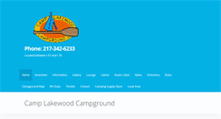 Desktop Screenshot of camplakewoodcampground.com